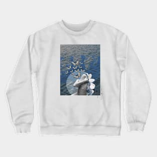 Butterflies and the sea Crewneck Sweatshirt